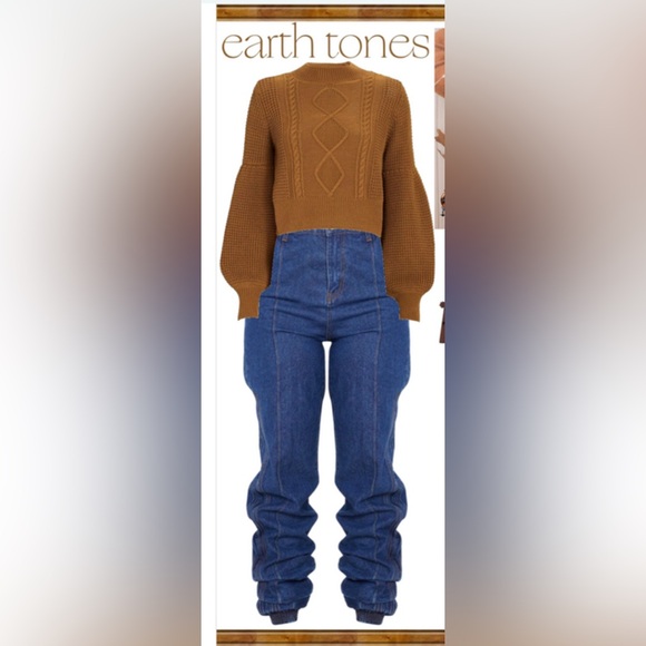 Pretty Little Thing Women’s Jeans High Rise Straight Leg Elasticated Hem Sz 2 - Picture 4 of 16